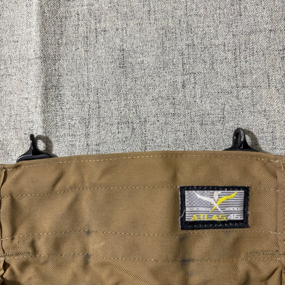 ATLAS 46 Tool Vest 5 Piece One Size Molle System Brown Adjustable Tactical - Picture 9 of 16
